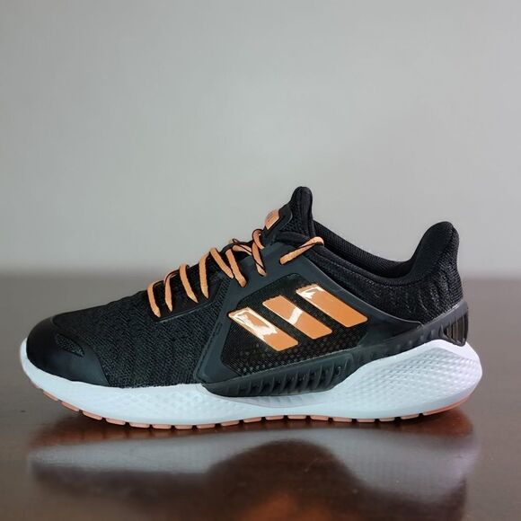Adidas ClimaCool Vent Summer Ready Women's Size 7 Black Orange White New - Picture 6 of 14